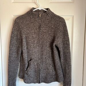 Pendleton Charcoal Zip-Up Sweater